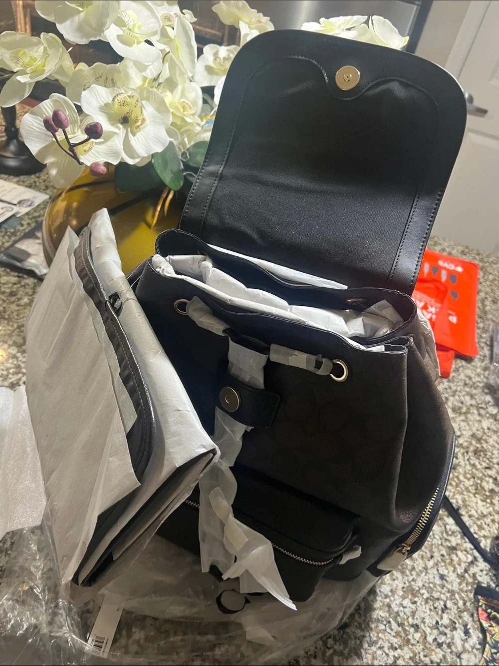 Coach sleek backpack